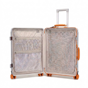 Valise orange aluminium -  Valis’air