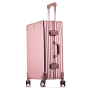 Valise aluminium rose argentée - Valisair