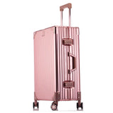 Valise aluminium rose argentée - Valisair
